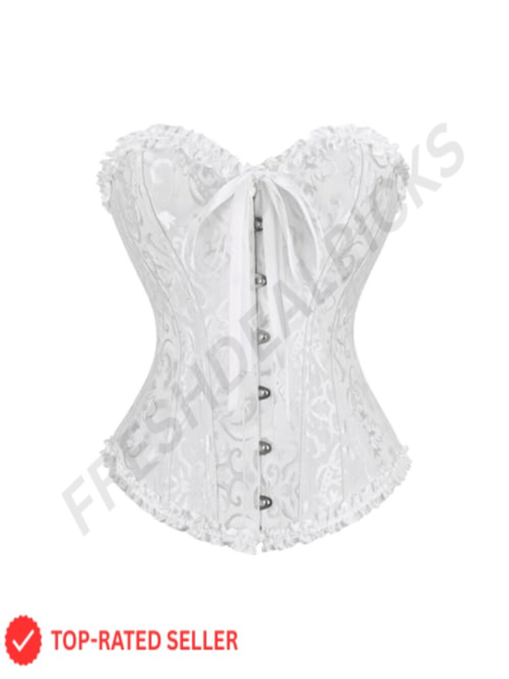 Women's Overbust Corset Renaissance Victorian Lace-Up Costume